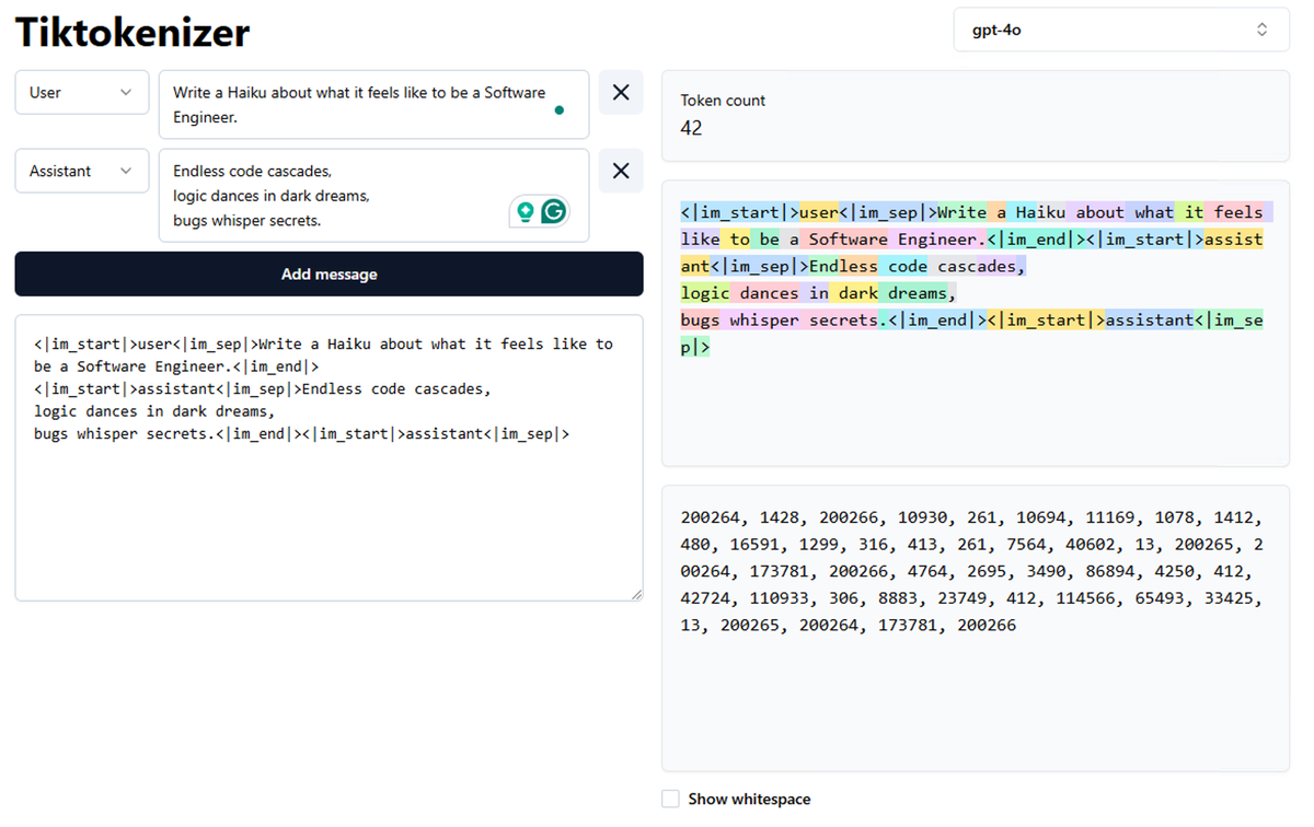 How AI Models Process Text: Understanding Tokens in AI and LLMs with TikTokenizer