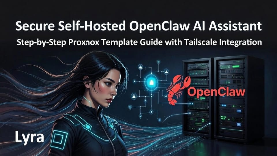 Secure Self-Hosted OpenClaw AI Assistant: Step-by-Step Proxmox Template Guide with Tailscale Integration